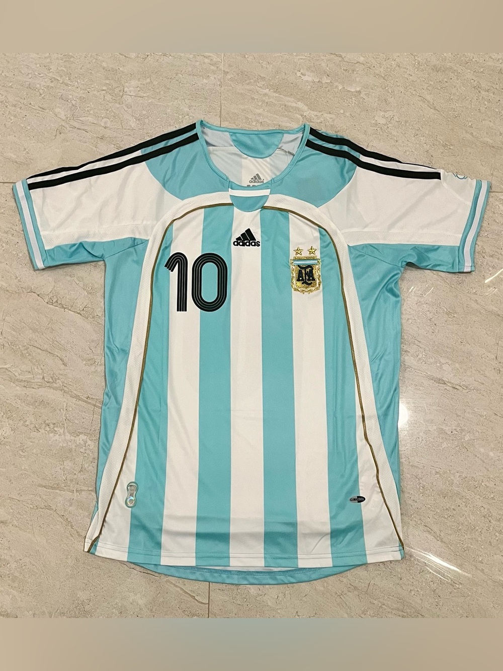 Argentina 2006 World Cup Home jersey - Riquelme #10 US SIZE MEDIUM